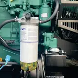 Volvo fuel filter and water separator on the 112 kW generator engine