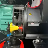 Stamford alternator and battery isolator switch on the 200 kW Volvo generator