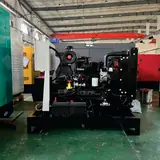 Open-frame 30 kW Cummins 4B3.9-G2 diesel generator set, front view