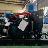40 kW Kubota diesel generator set shown without its enclosure